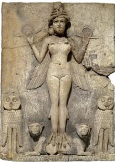 Figura 2 - Estátua babilônica em terracota atribuída a Lilith de 1800-1750 a.C.  