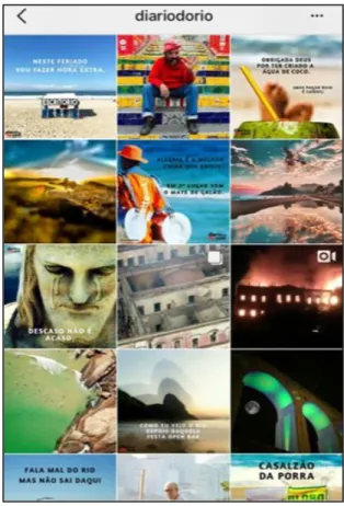 Figura 7: Perfil Vida Carioca no Instagram 
