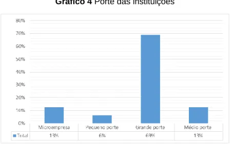 Gráfico 4 Porte das instituições 
