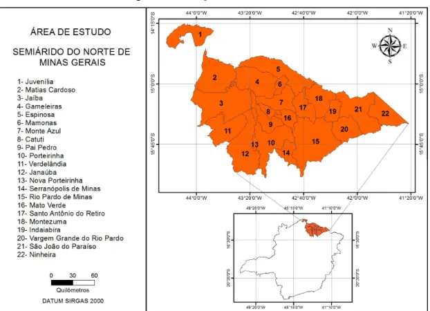 Figura 1. Localização da área de estudo. 