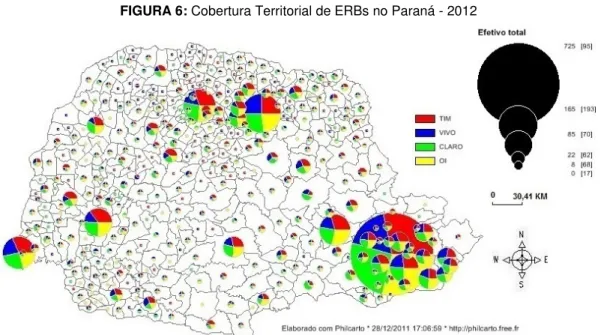 FIGURA 7: Evolução da Telefonia Fixa no Paraná (1994-2005) 