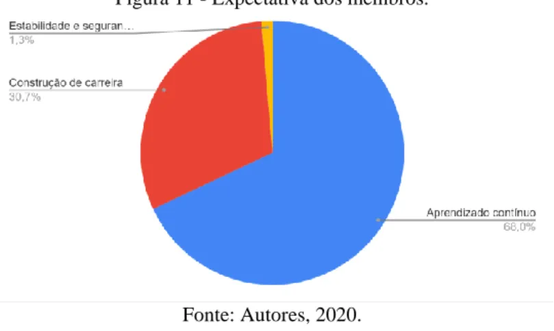 Figura 11 - Expectativa dos membros. 