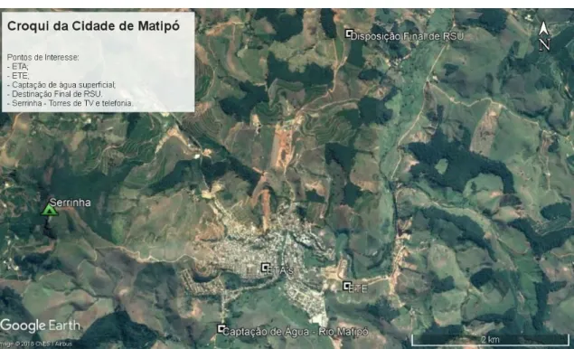 Figura 18:  Figura ilustrativa do município de Matipó. 