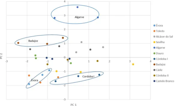 Figure 3: PCA analysis. PCA with trust 98.25%. 