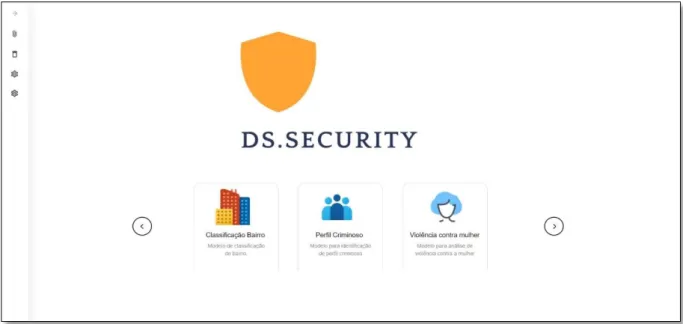 Figura 13 – Tela inicial DS.Security 