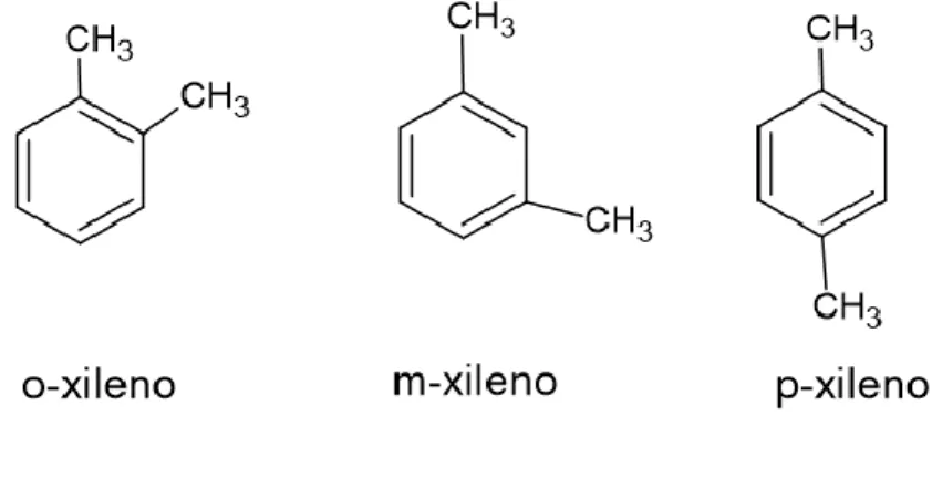 Figura 6- Fórmula estrutural da molécula do tolueno. 