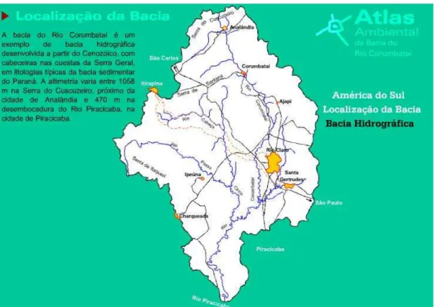 Figura 3: A Bacia do Rio Corumbataí 