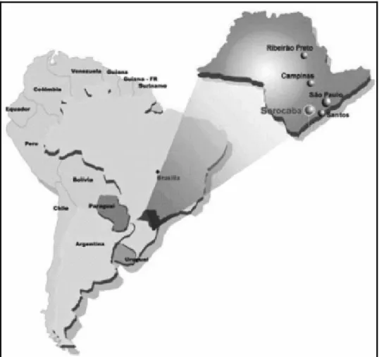 Figure 1 - Localization of the study area. 