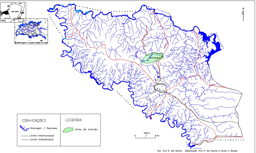 Figura 1 - Mapa de localização da área de estudo 