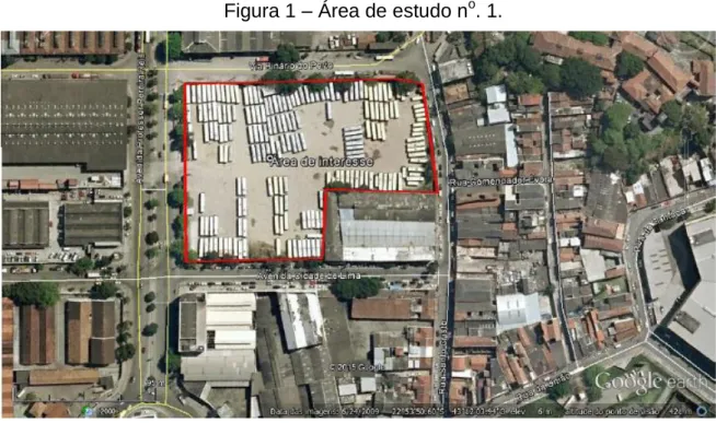 Figura 1 – Área de estudo n o . 1. 