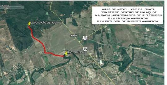 Figura 3 – Área do novo lixão de Iguatu 