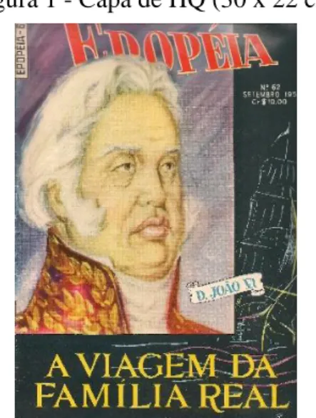 Figura 1 - Capa de HQ (30 x 22 cm). 