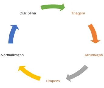 Figura 4 - Fases pertencentes á metodologia 5S     