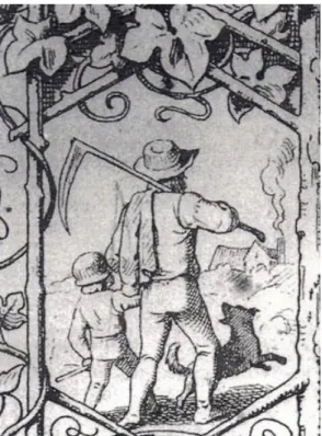 Figura 11 - Imagem do frontispício Alegre lavrador regressando do trabalho (R. Schumann) 