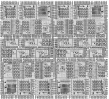 Figura 1 - Imagem de um circuito integrado ampliado 2400 vezes 