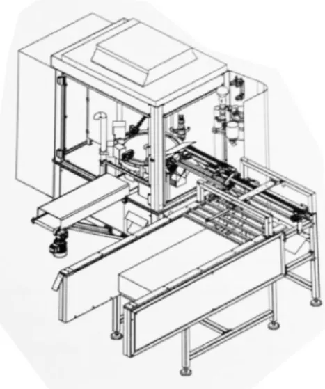 Figura 9 - Representação do equipamento de enchimento em embalagens flexíveis (Gualapack  system, n.d.)