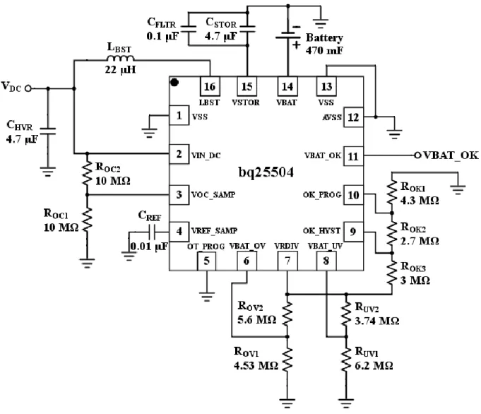 Figure 3.11 – Low-power battery charging circuit. 