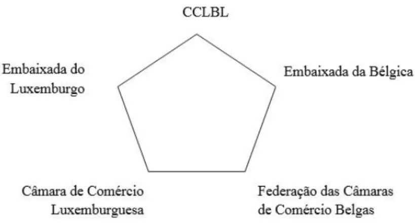 Figura 2: Rede institucional da CCLBL  Fonte: Elaboração própria. 