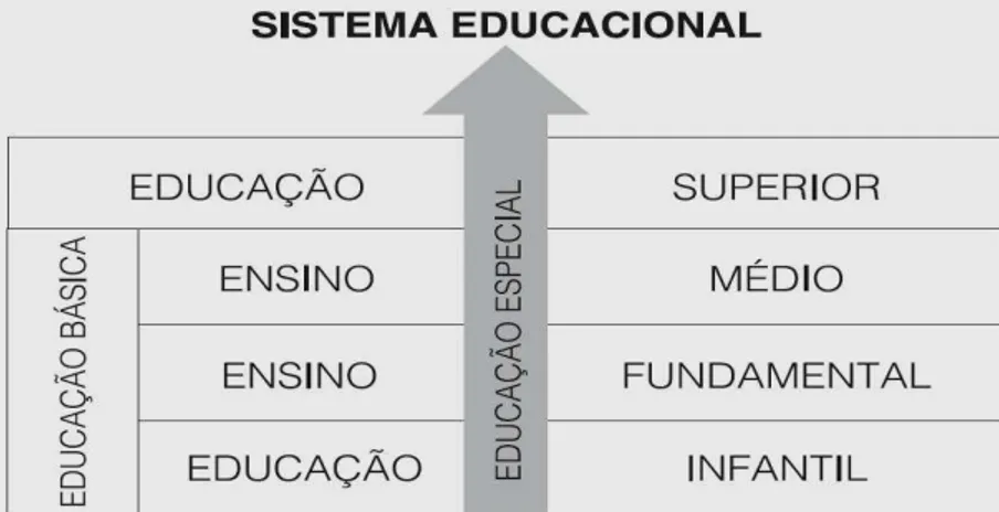 Figura 1. Representação da Educação Especial no Sistema Educacional Brasileiro  Fonte: 