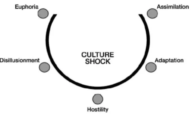 Figure 2 The U-Curve of Cultural Shock 