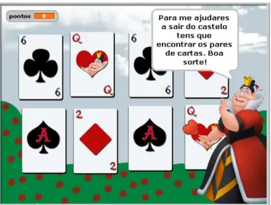 Figura 17 – Interface do jogo Go ask Alice   3.2.1.9 Projeto Snake Five  
