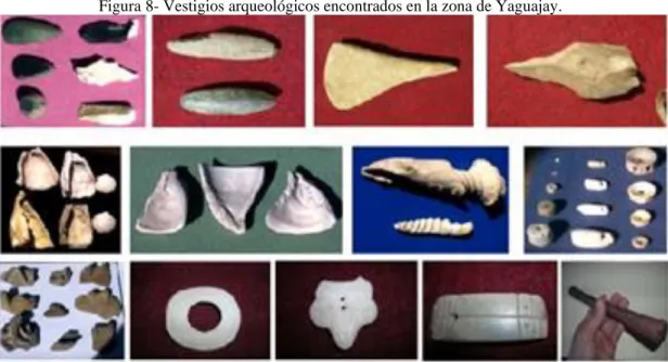 Figura 8- Vestigios arqueológicos encontrados en la zona de Yaguajay. 