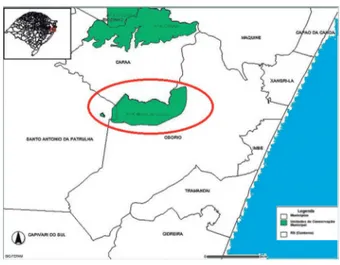 Figura 1 - Mapa da área de estudo.