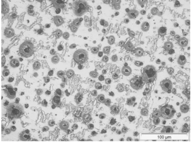 Figura 5. Microscopia Amostra “C” atacada aumento 200X 