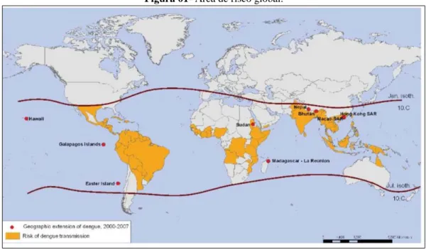 Figura 01- Área de risco global. 