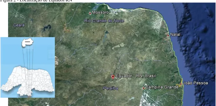 Figura 2 - Localização de Equador/RN 