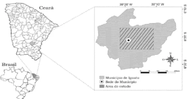 Figura 1: Localização da cidade de Iguatu/CE. 