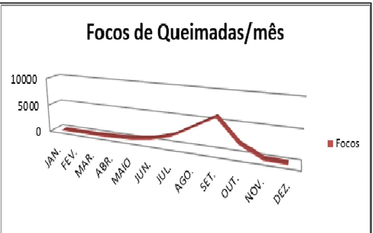 Figura 4. Média mensal de internações e óbitos por doenças do aparelho respiratório em crianças menores de  cinco anos; no ano de ocorrência 2010, 2011 e 2012 no estado do Tocantins