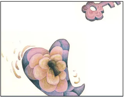 Figura 4 – Ilustração do poema “A margarida, a rosa e o amor-perfeito”.