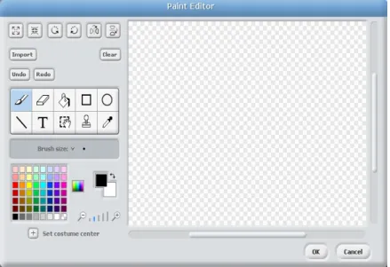 Figura 3.12: Editor de desenho