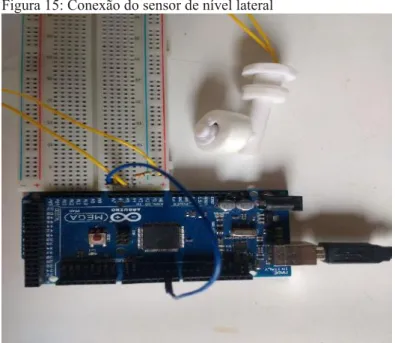 Figura 15: Conexão do sensor de nível lateral 