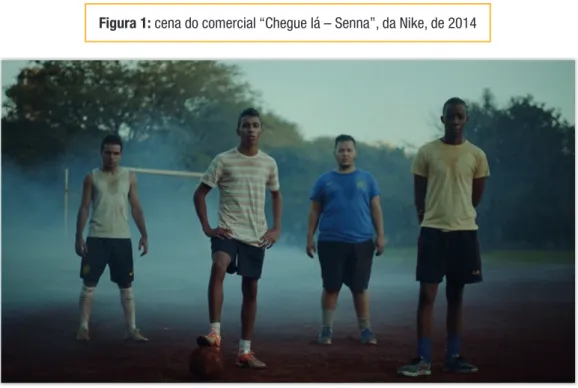 Figura 1: cena do comercial “Chegue lá – Senna”, da Nike, de 2014