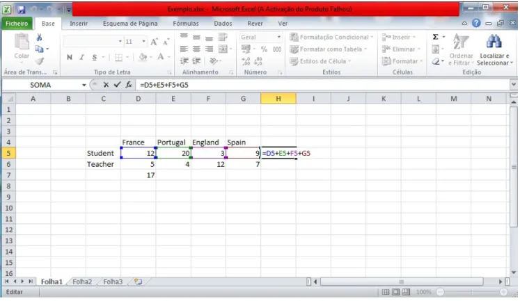 Figure 1.1: SpreadSheet Example