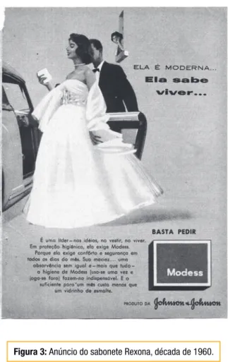 Figura 3: Anúncio do sabonete Rexona, década de 1960.