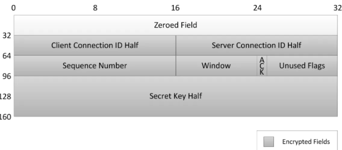 Figure 3.7: Connection packet format