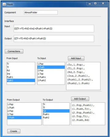 Figure 3.10: Linking ports through the hook combinator