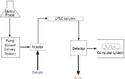 Figure 5 - Block diagram showing the components of an UPLC instrument. 