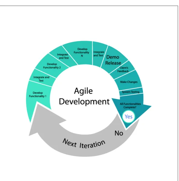 Figure 1.3: Agile Software Development Process abstract diagram