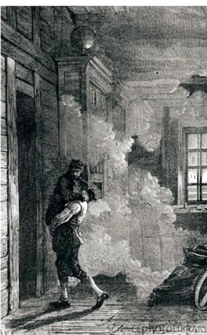 Figura 9. Euler sendo salvo do incêndio. 