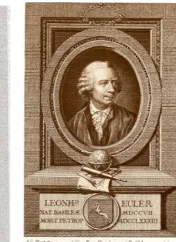 Figura 1. A Álgebra de L. Euler.  Figura 2. Leonhard Euler (1707-1783).