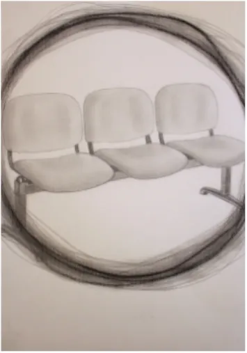 Figure 1: I’m not a paper! [Graphite and charcoal on paper]