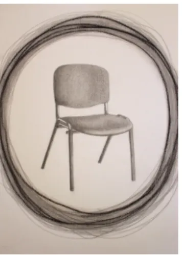 Figure 2: The worst thing is waiting! [Graphite and charcoal on paper]