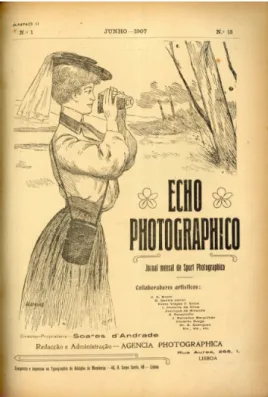 Figura 7: Capa do Echo Photographico. Ilustração de Marques  