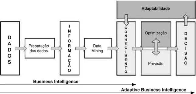 Figura 4 – Evolução do modelo BI para o ABI (adaptado de (Michalewicz, et al., 2007) 