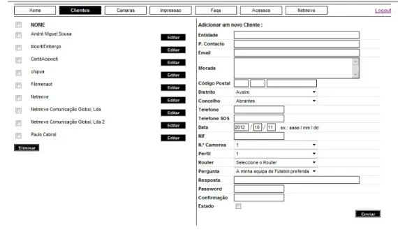 Figure 5.3: Home web page.