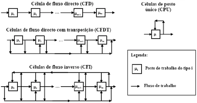 Figura 10 – Tipos de fluxo intracelular, (Alves, 2007) 